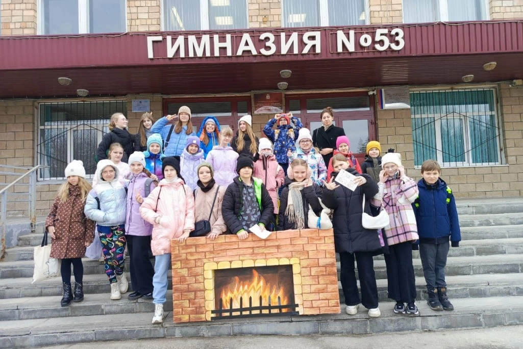 Коллектив школьного театра 